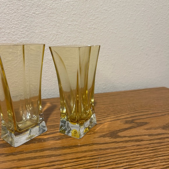 Russ Berrie Amber Glass Vases - Picture 8 of 11